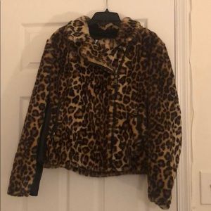 New York & Company Cheetah Print Jacket